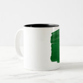 2 Couleurs Tasse de drapeau du Sénégal (Devant gauche)