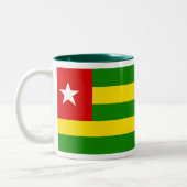 2 Couleurs Tasse de drapeau du Togo (Gauche)