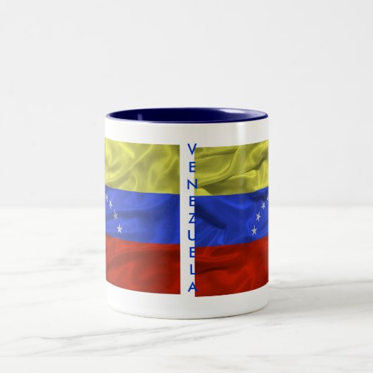 2 Couleurs Tasse de drapeau du Venezuela (Centre)