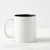 2 Couleurs Tasse de drapeau du Vietnam (Gauche)