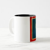 2 Couleurs Tasse de drapeau du Wyoming (Devant gauche)