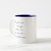2 Couleurs TASSE de Drinkware de citation de mère de (Devant gauche)