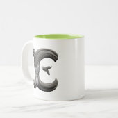 2 Couleurs Tasse d'E (droitière) (Devant gauche)