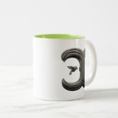 2 Couleurs Tasse d'E (droitière) (Devant droit)
