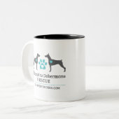 2 Couleurs Tasse de DTDR (Devant gauche)