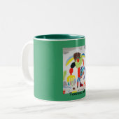 2 Couleurs Tasse de Facless Jeff (Devant gauche)