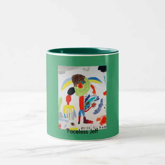 2 Couleurs Tasse de Facless Jeff (Centre)