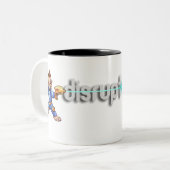 2 Couleurs Tasse de faisceau de disrupteur (Devant gauche)