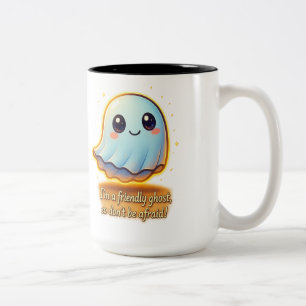 2 Couleurs Tasse de fantôme mignon et amical – “Je suis un fa