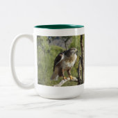 2 Couleurs Tasse de faucon coupée la queue par rouge (Gauche)