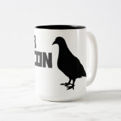 2 Couleurs Tasse de faucon de gouttière (Devant droit)