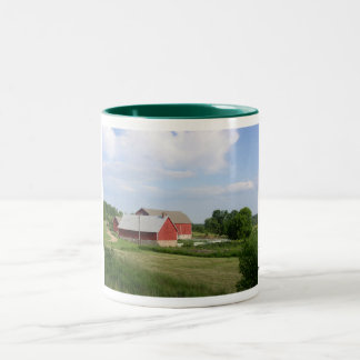 2 Couleurs Tasse de ferme du comté de Door