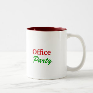 2 Couleurs Tasse de fête au bureau