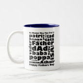 2 Couleurs Tasse de fête des pères (Gauche)