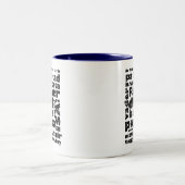 2 Couleurs Tasse de fête des pères (Centre)