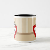 2 Couleurs Tasse de fête des pères (Centre)