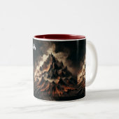 2 Couleurs Tasse de feu pour les grands chauds. (Devant droit)