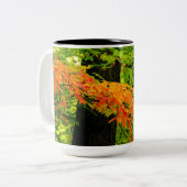 2 Couleurs Tasse de feuille d'automne (Devant gauche)