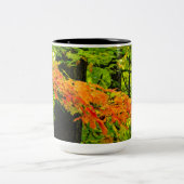 2 Couleurs Tasse de feuille d'automne (Centre)