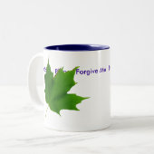 2 Couleurs Tasse de feuille d'érable de Ho'oponopono (Devant gauche)