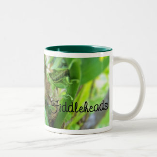 2 Couleurs tasse de fiddlehead