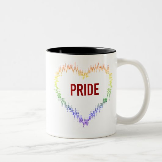 2 Couleurs Tasse de fierté (Droit)