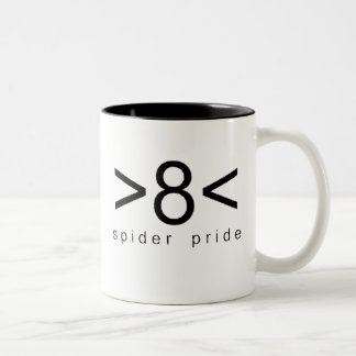 2 Couleurs Tasse de fierté d'araignée