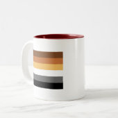 2 Couleurs Tasse de fierté d'ours (Devant gauche)