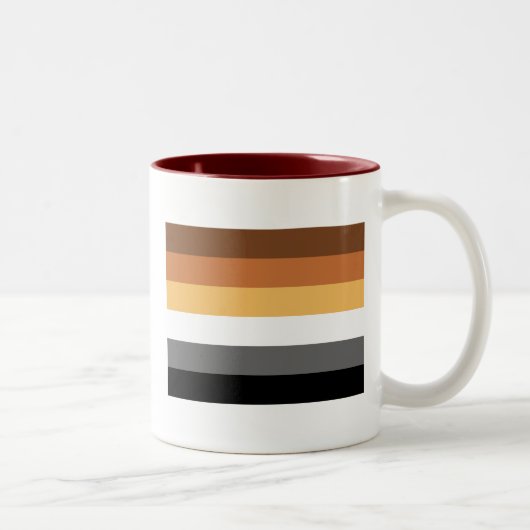 2 Couleurs Tasse de fierté d'ours (Droit)