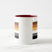 2 Couleurs Tasse de fierté d'ours (Centre)