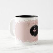 2 Couleurs Tasse de fille de ballerine (Devant gauche)