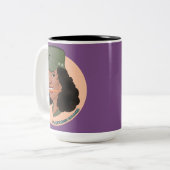 2 Couleurs Tasse de fille de soldat (Devant gauche)
