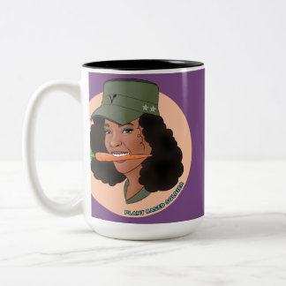 2 Couleurs Tasse de fille de soldat