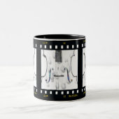 2 Couleurs Tasse de film de violoncelle (Centre)