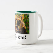 2 Couleurs Tasse de fin de support de sic (Devant droit)