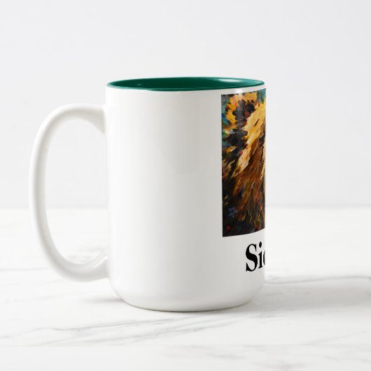 2 Couleurs Tasse de fin de support de sic (Gauche)