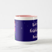 2 Couleurs Tasse de Flamant rose de Noël (Centre)