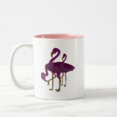 2 Couleurs Tasse de Flamants roses (Gauche)