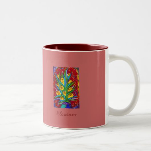 2 Couleurs Tasse de fleur (Droit)