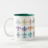 2 Couleurs Tasse de Fleur de Lis Study (Gauche)