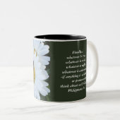 2 Couleurs Tasse de fleur de marguerite (Devant droit)