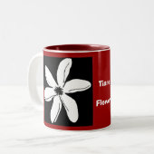 2 Couleurs Tasse de fleur de Tiare (Devant gauche)