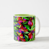 2 Couleurs Tasse de Fleur-Remous (Devant droit)