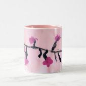 2 Couleurs Tasse de fleurs de cerisier (Centre)