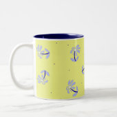 2 Couleurs Tasse de fleurs de périwinkle (Gauche)