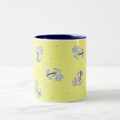2 Couleurs Tasse de fleurs de périwinkle (Centre)