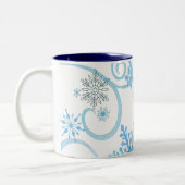 2 Couleurs tasse de flocon de neige (Gauche)