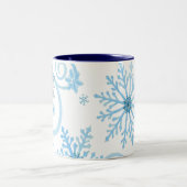 2 Couleurs tasse de flocon de neige (Centre)