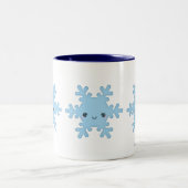 2 Couleurs Tasse de flocon de neige de Kawaii (Centre)