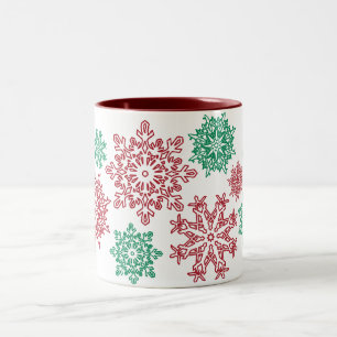 2 Couleurs Tasse de flocon de neige de Noël 220